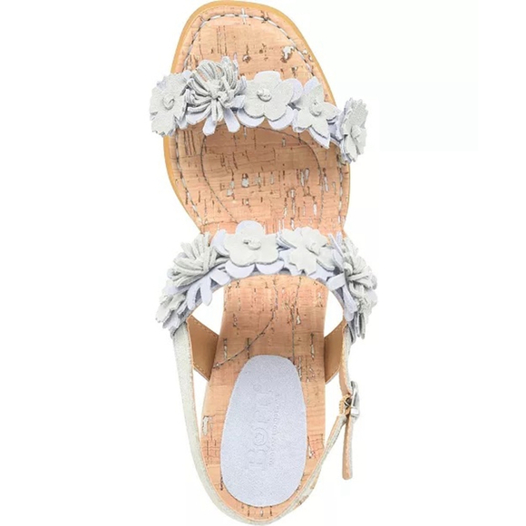 Born Women's Light Blue Floral Sandals Size 8 - Picture 5 of 8